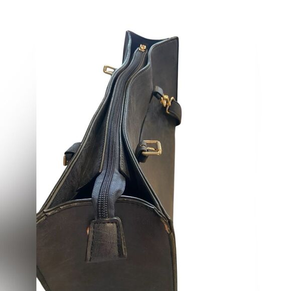 Laptop Shoulder Bag with Adjustable Strap Inside and Outside Pockets Color Blue - Picture 7 of 9